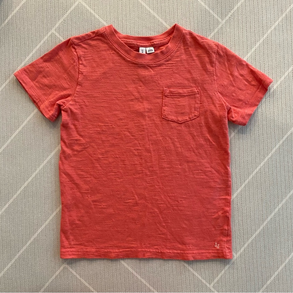 Janie and Jack Coral Short Sleeve Tee boy's size 7